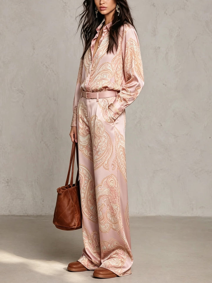 Jessamira - Seidiger Paisley-Zweiteiler