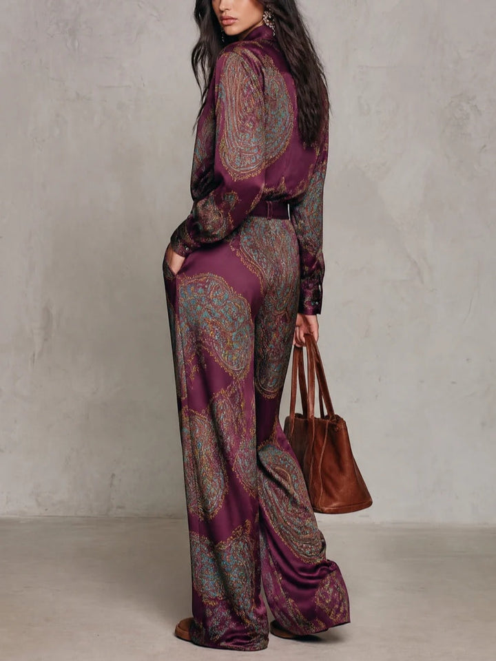 Jessamira - Seidiger Paisley-Zweiteiler