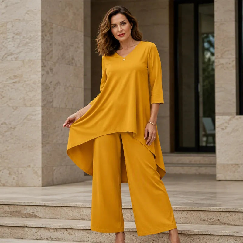 Laurivelle - Soft-Touch-Maxikleid in Plus Size