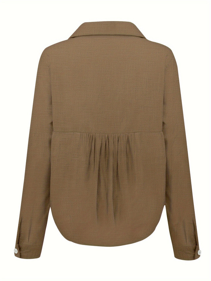Caelia - Transparentes Langarmshirt