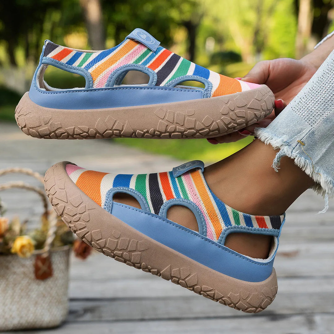 Maelina - gepolsterte orthopädische Walking-Sneaker