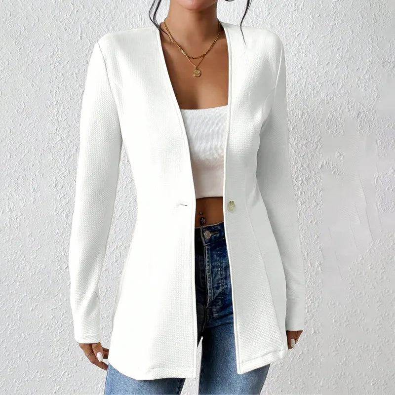 Alivienne - Taillierter Ein-Knopf-Blazer