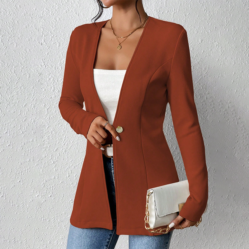 Alivienne - Taillierter Ein-Knopf-Blazer