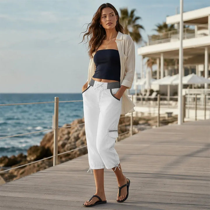 Astrelia - Cargo-Caprihose im Utility-Stil