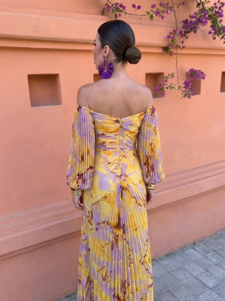 Avalora - Elegantes florales Maxikleid