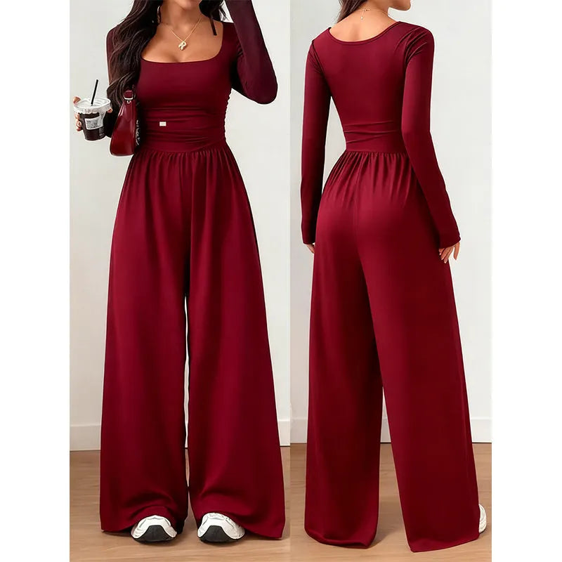 Elanisse - Weicher, weit geschnittener Jumpsuit