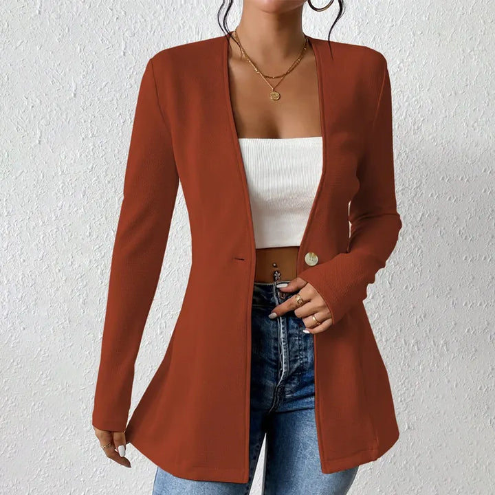 Alivienne - Taillierter Ein-Knopf-Blazer