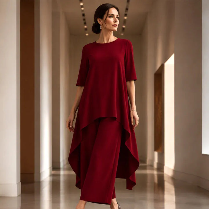 Laurivelle - Soft-Touch-Maxikleid in Plus Size