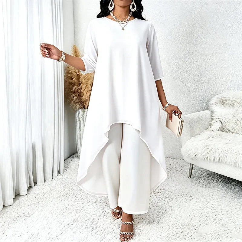 Laurivelle - Soft-Touch-Maxikleid in Plus Size