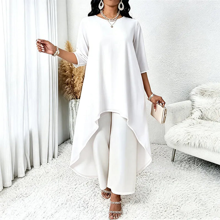 Laurivelle - Soft-Touch-Maxikleid in Plus Size
