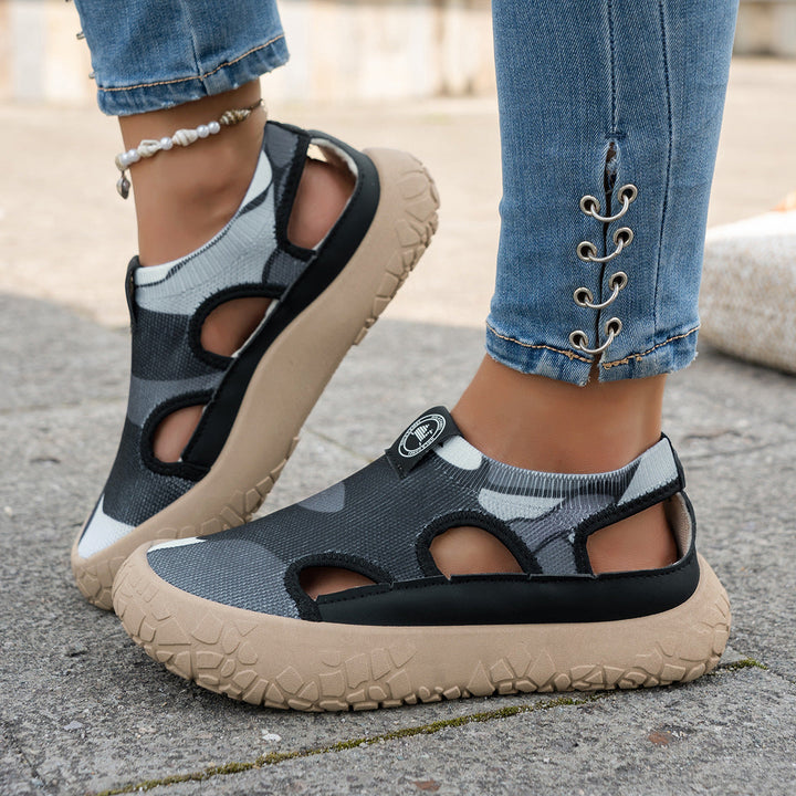 Maelina - gepolsterte orthopädische Walking-Sneaker