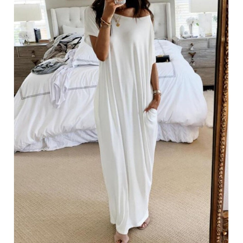 Adalynne - Lässiges Off-Shoulder-Maxikleid