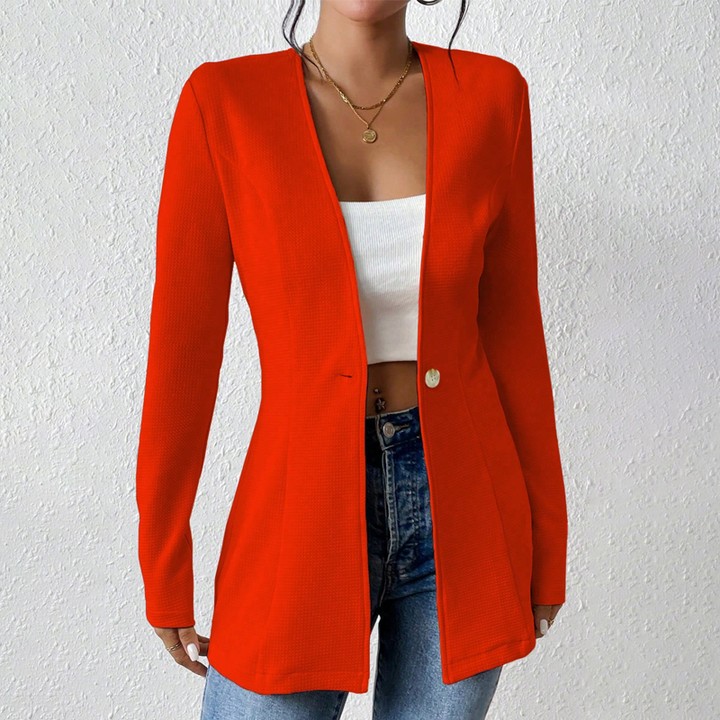 Alivienne - Taillierter Ein-Knopf-Blazer