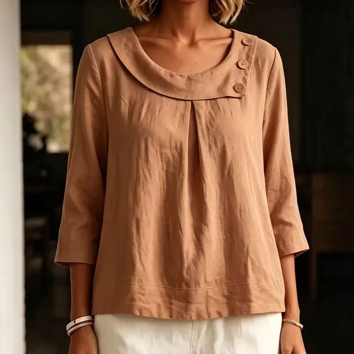 Brionelle - Leinenbluse mit weichem Griff