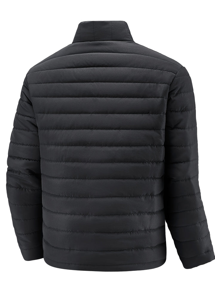 Cael - Strukturierte Stehkragenjacke