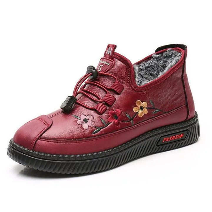 Verisse - blumenbestickte Komfort-Stiefeletten