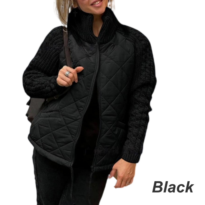 Corisanna - Wärmende Strickjacke mit Reißverschluss vorne