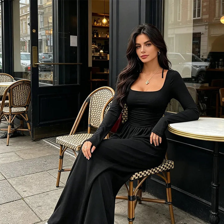 Elanisse - Weicher, weit geschnittener Jumpsuit