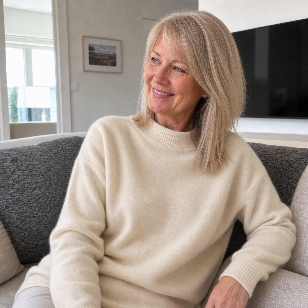 Ulvian - Weicher Stehkragen-Pullover