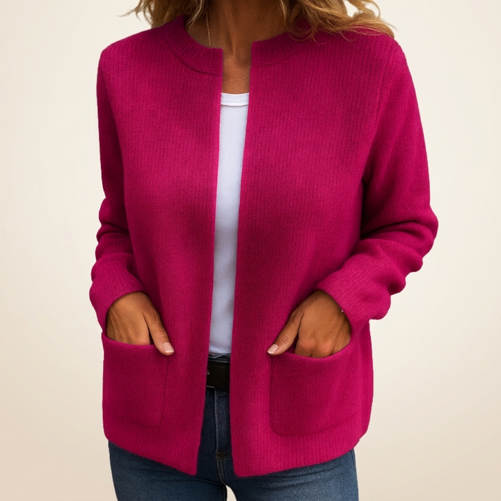 Avenelle - Lässige Strickjacke mit Taschen