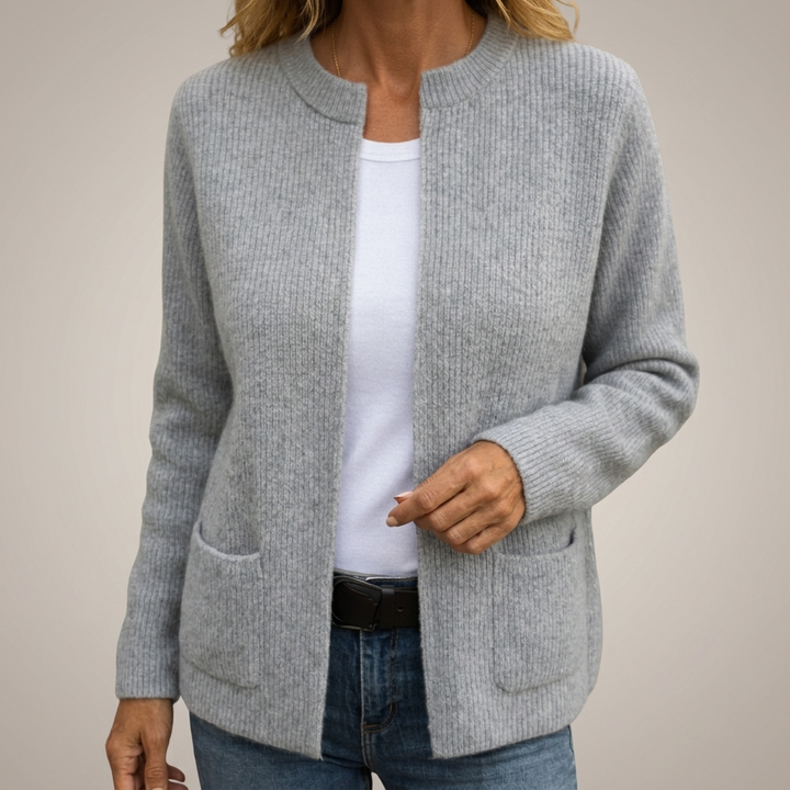 Avenelle - Lässige Strickjacke mit Taschen