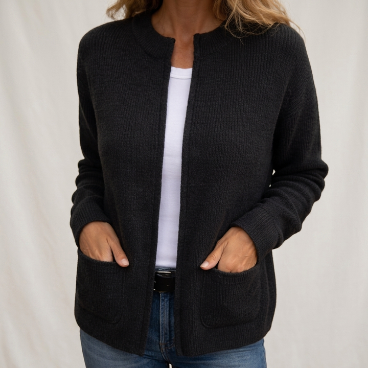 Avenelle - Lässige Strickjacke mit Taschen
