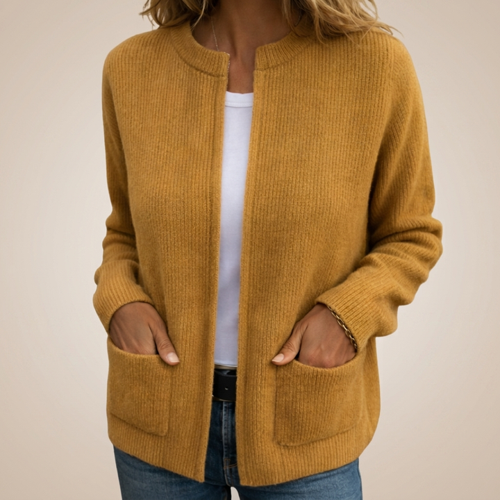 Avenelle - Lässige Strickjacke mit Taschen