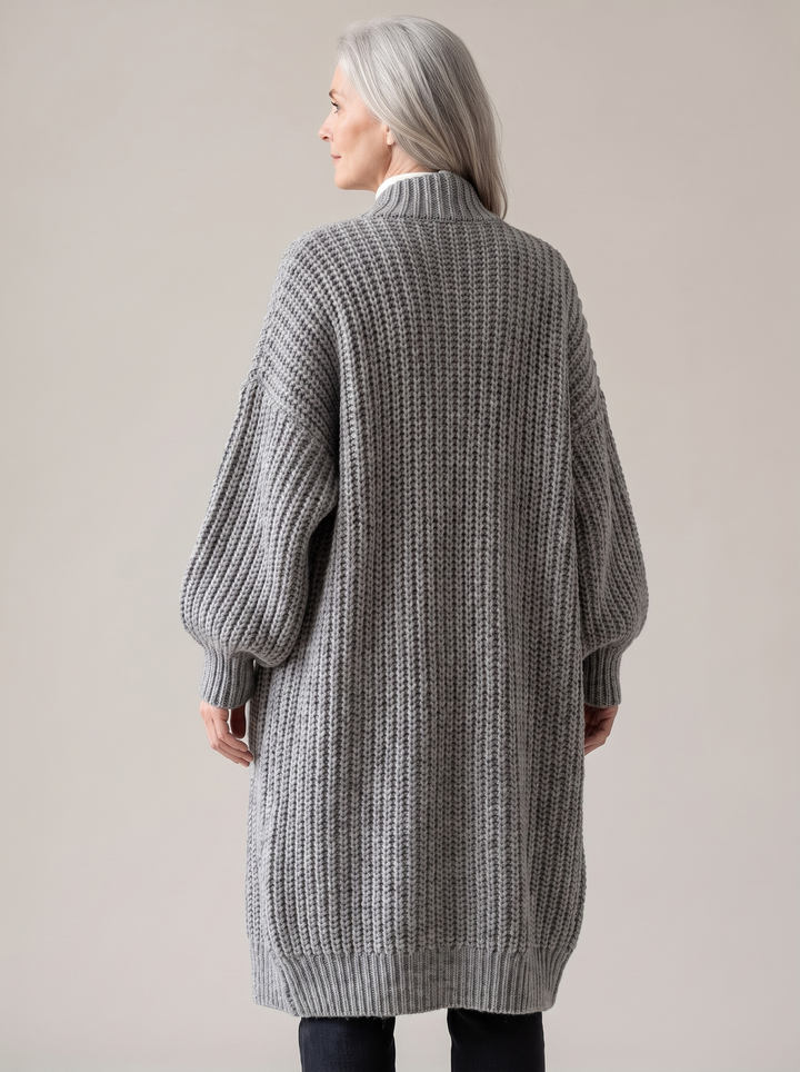Rosalienne - Besonders weiche Long-Strickjacke