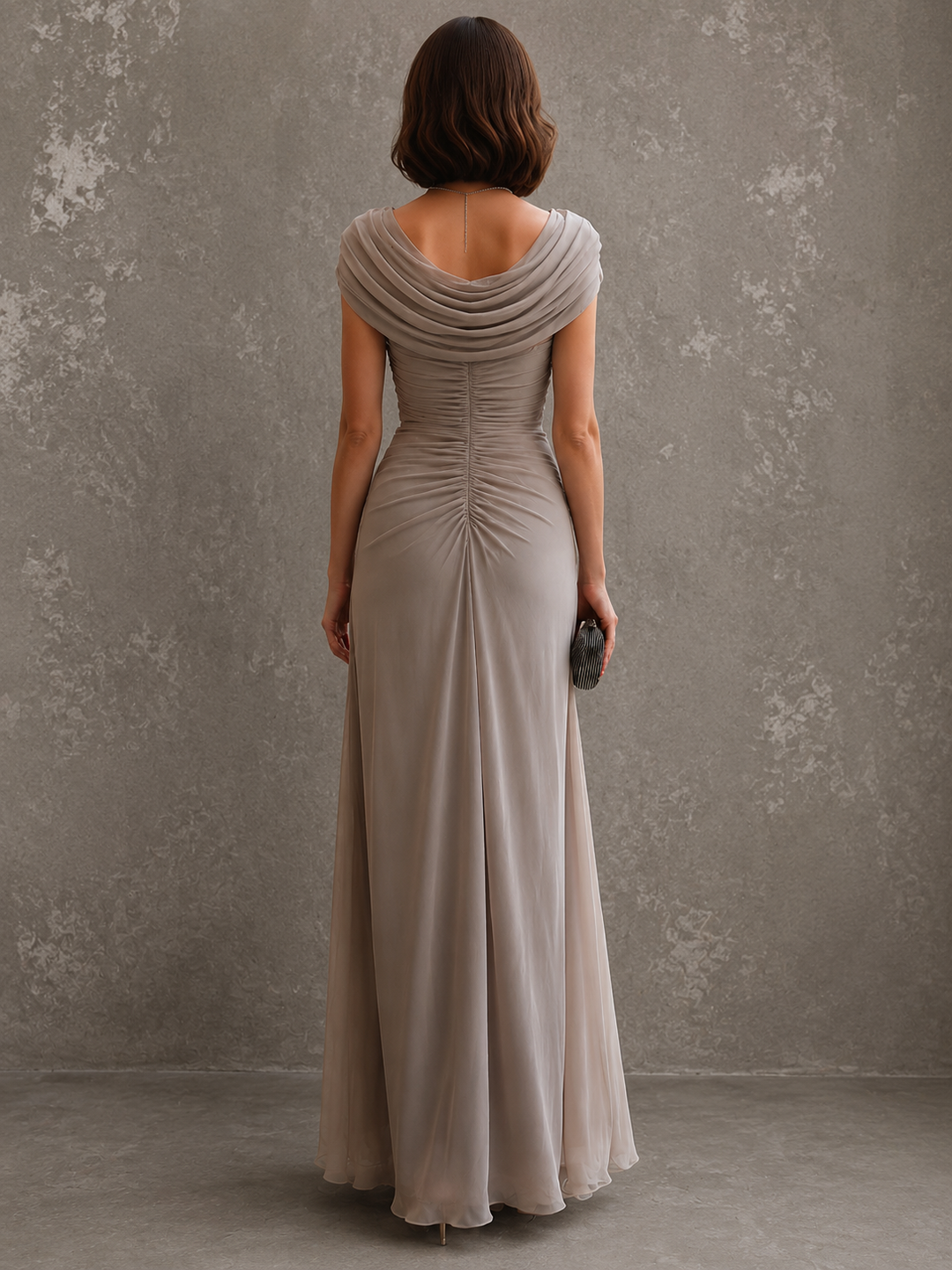 Zorabelle - drapiertes Maxikleid