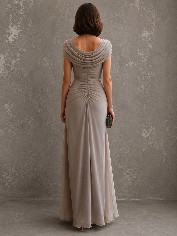 Zorabelle - drapiertes Maxikleid