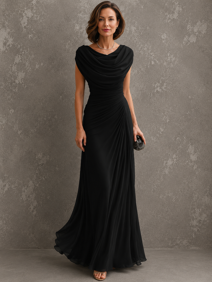 Zorabelle - drapiertes Maxikleid