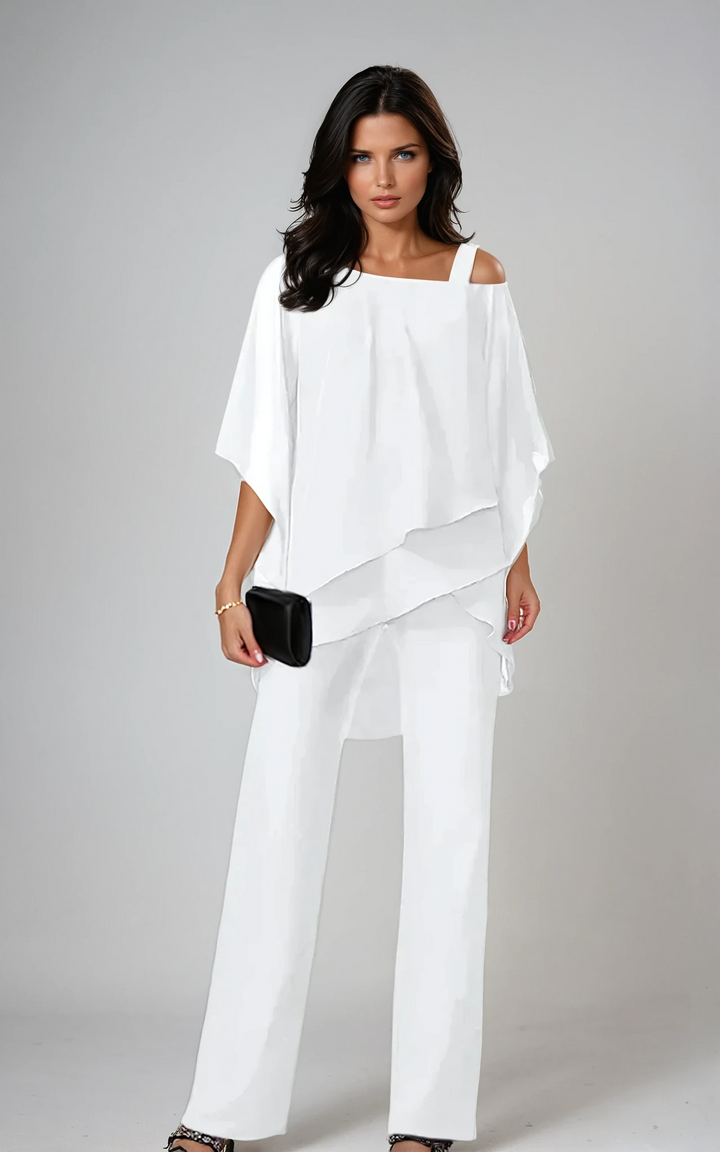 Leorisse - fließendes asymmetrisches zweiteiliges Set