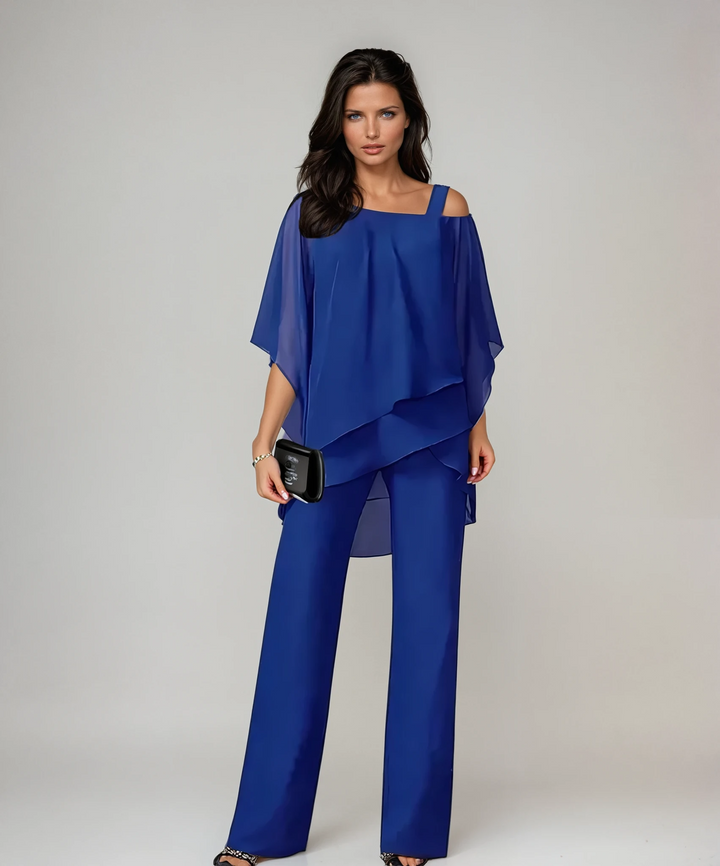 Leorisse - fließendes asymmetrisches zweiteiliges Set