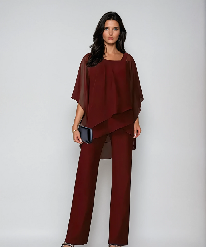 Leorisse - fließendes asymmetrisches zweiteiliges Set
