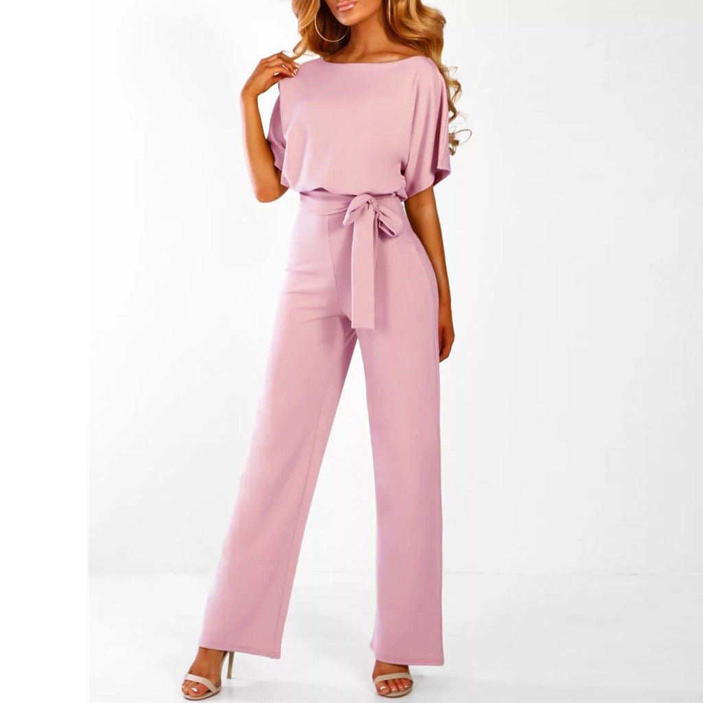 Asteryn - Eleganter Jumpsuit mit Taillenknoten