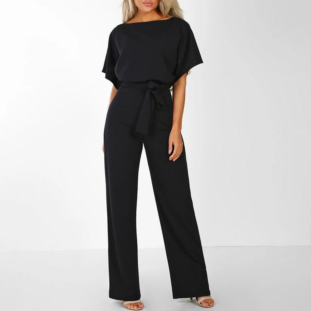 Asteryn - Eleganter Jumpsuit mit Taillenknoten