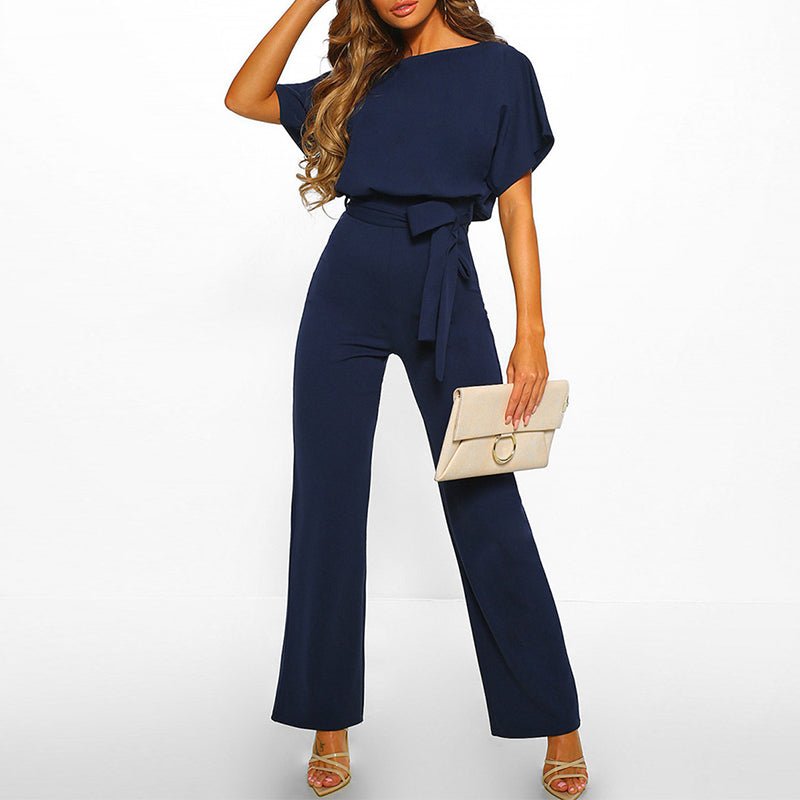 Asteryn - Eleganter Jumpsuit mit Taillenknoten