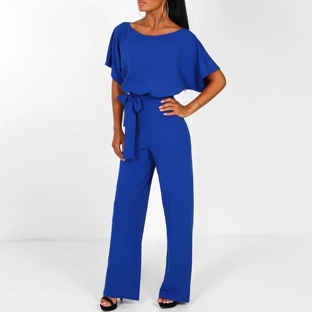 Asteryn - Eleganter Jumpsuit mit Taillenknoten