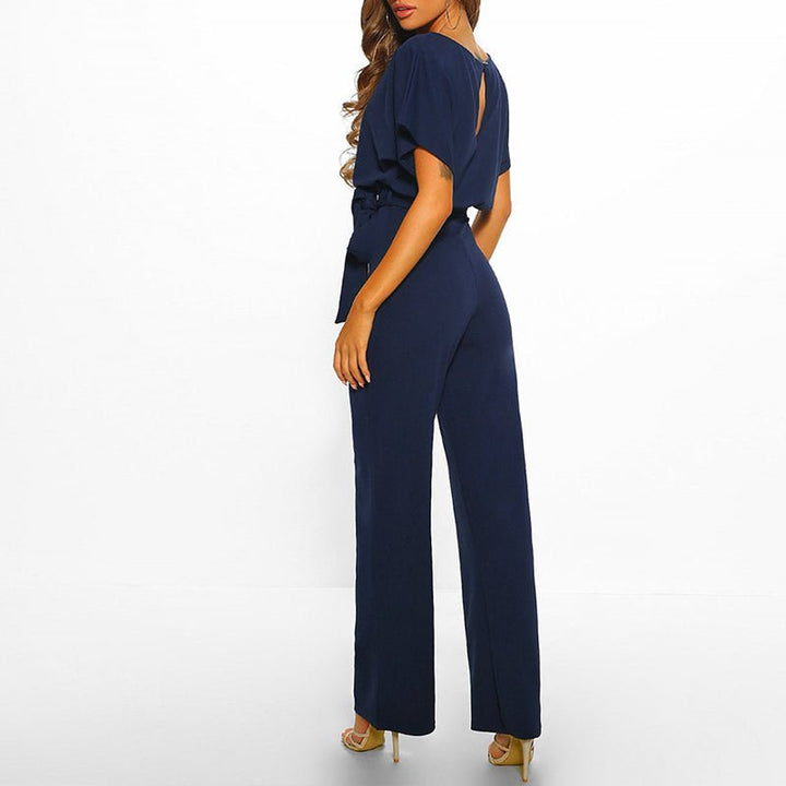 Asteryn - Eleganter Jumpsuit mit Taillenknoten