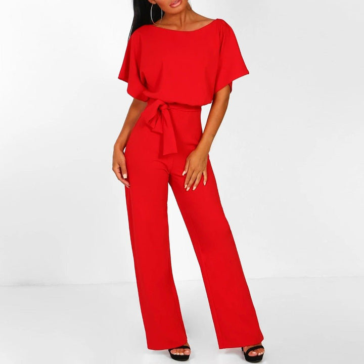 Asteryn - Eleganter Jumpsuit mit Taillenknoten