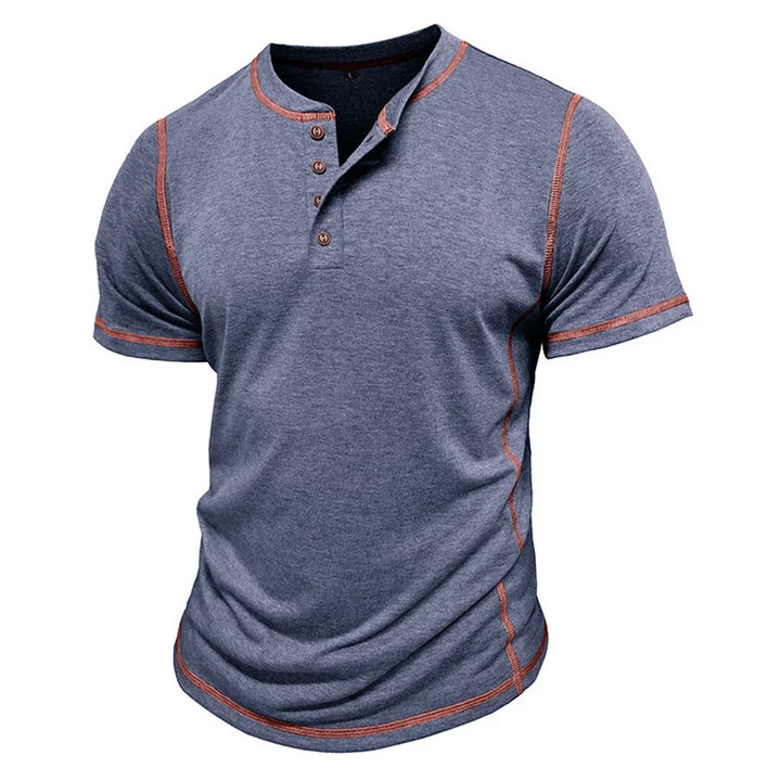 Bardwell - Weiches Henley-T-Shirt
