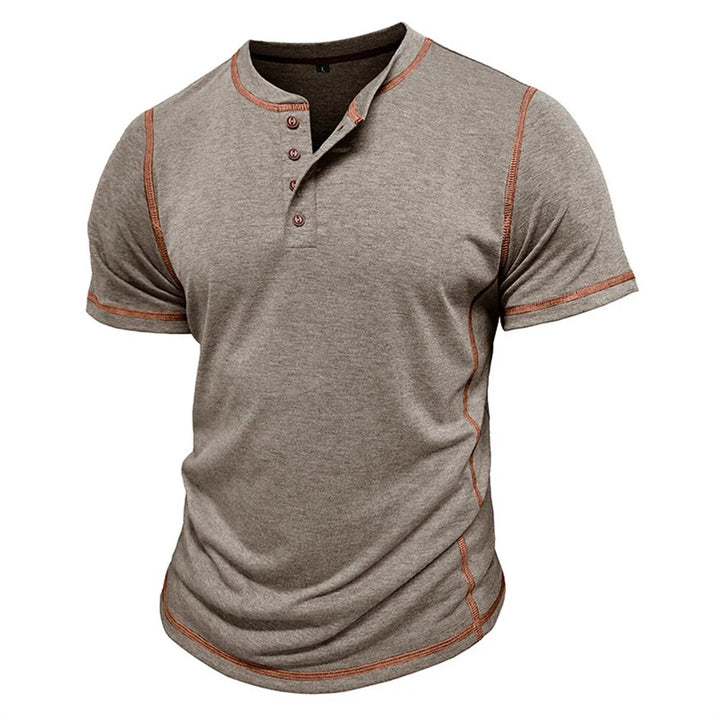 Bardwell - Weiches Henley-T-Shirt