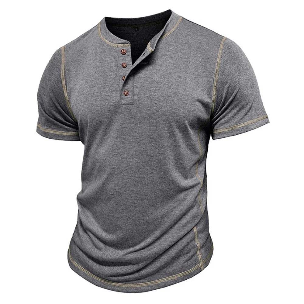 Bardwell - Weiches Henley-T-Shirt