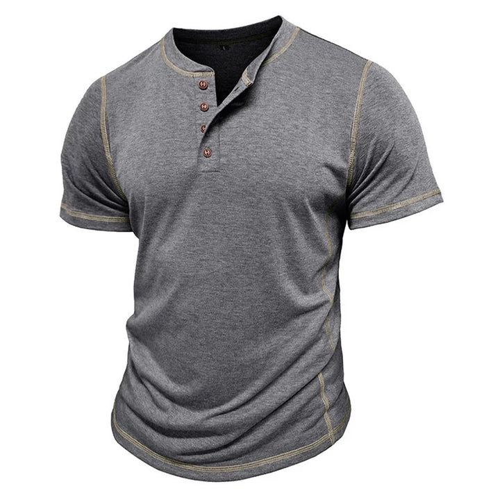 Bardwell - Weiches Henley-T-Shirt