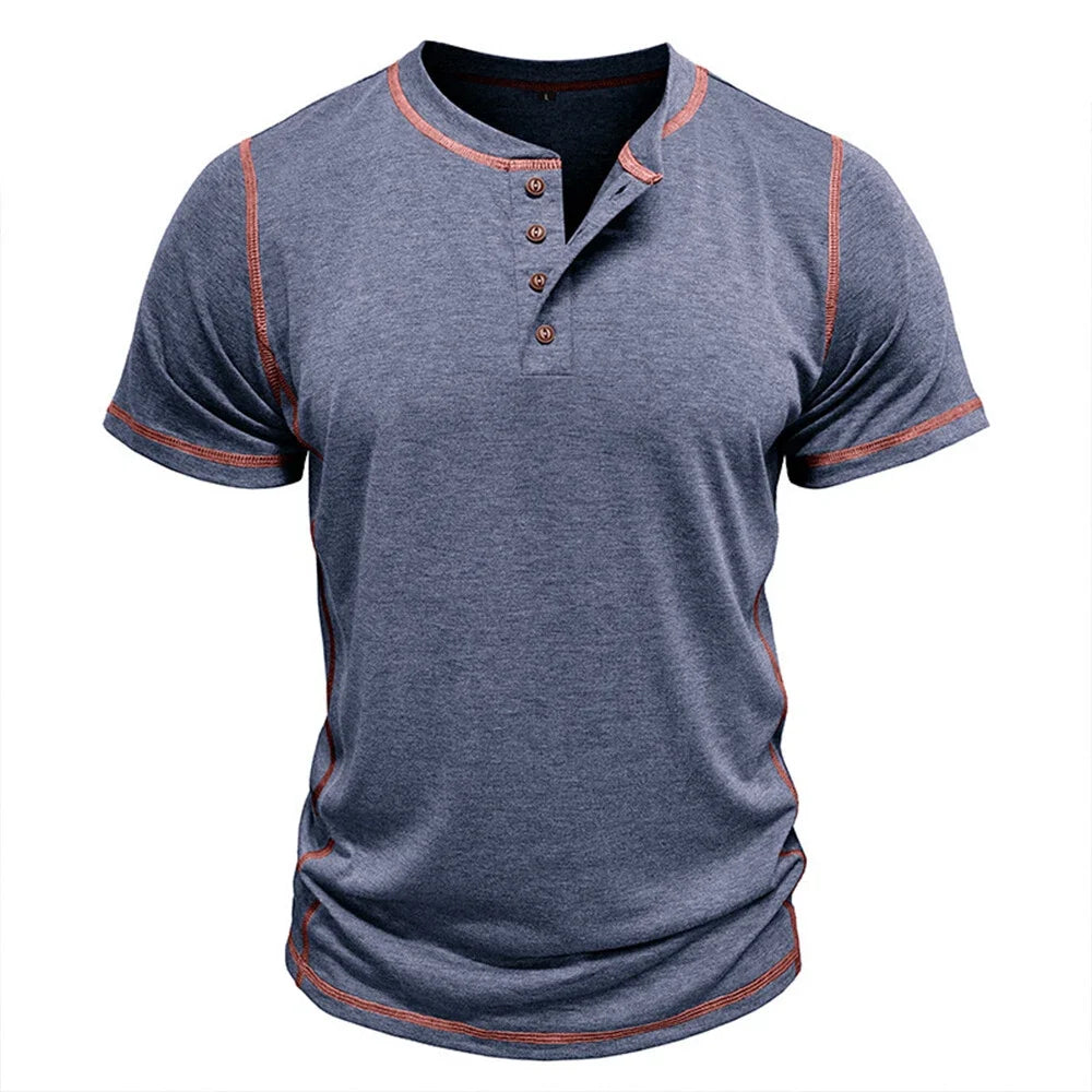 Bardwell - Weiches Henley-T-Shirt