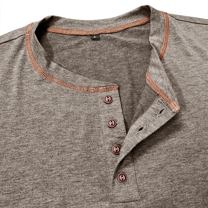 Bardwell - Weiches Henley-T-Shirt