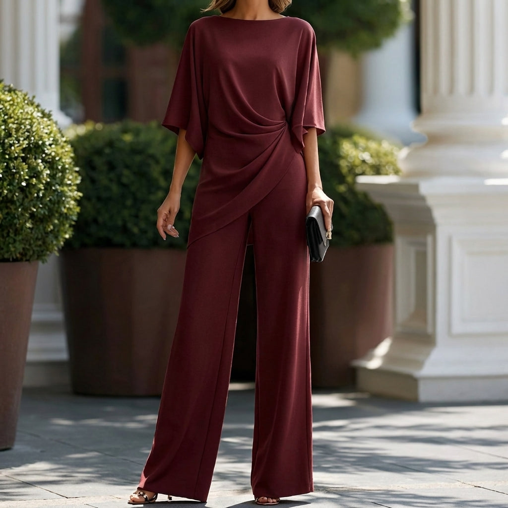 Laurisse - Eleganter Zweiteiler mit Cape-Ärmeln