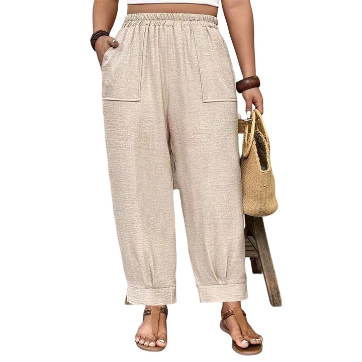 Perdita - Weit geschnittene Hose mit Soft-Touch