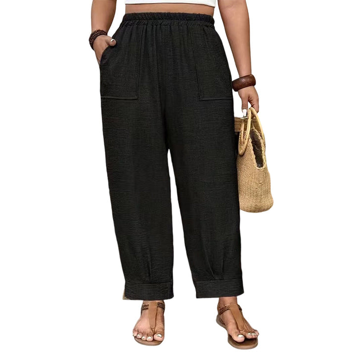 Perdita - Weit geschnittene Hose mit Soft-Touch